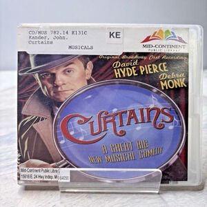 Curtains – Original Broadway Cast CD [2007, Angel] David Hyde Pierce, Kander & E
